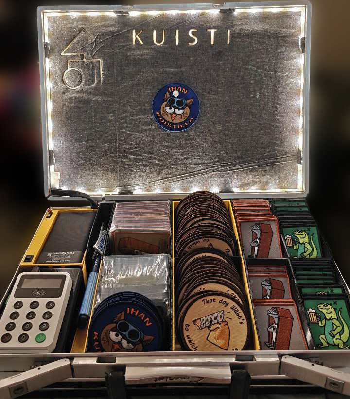 Custom LED Patch Display Briefcase