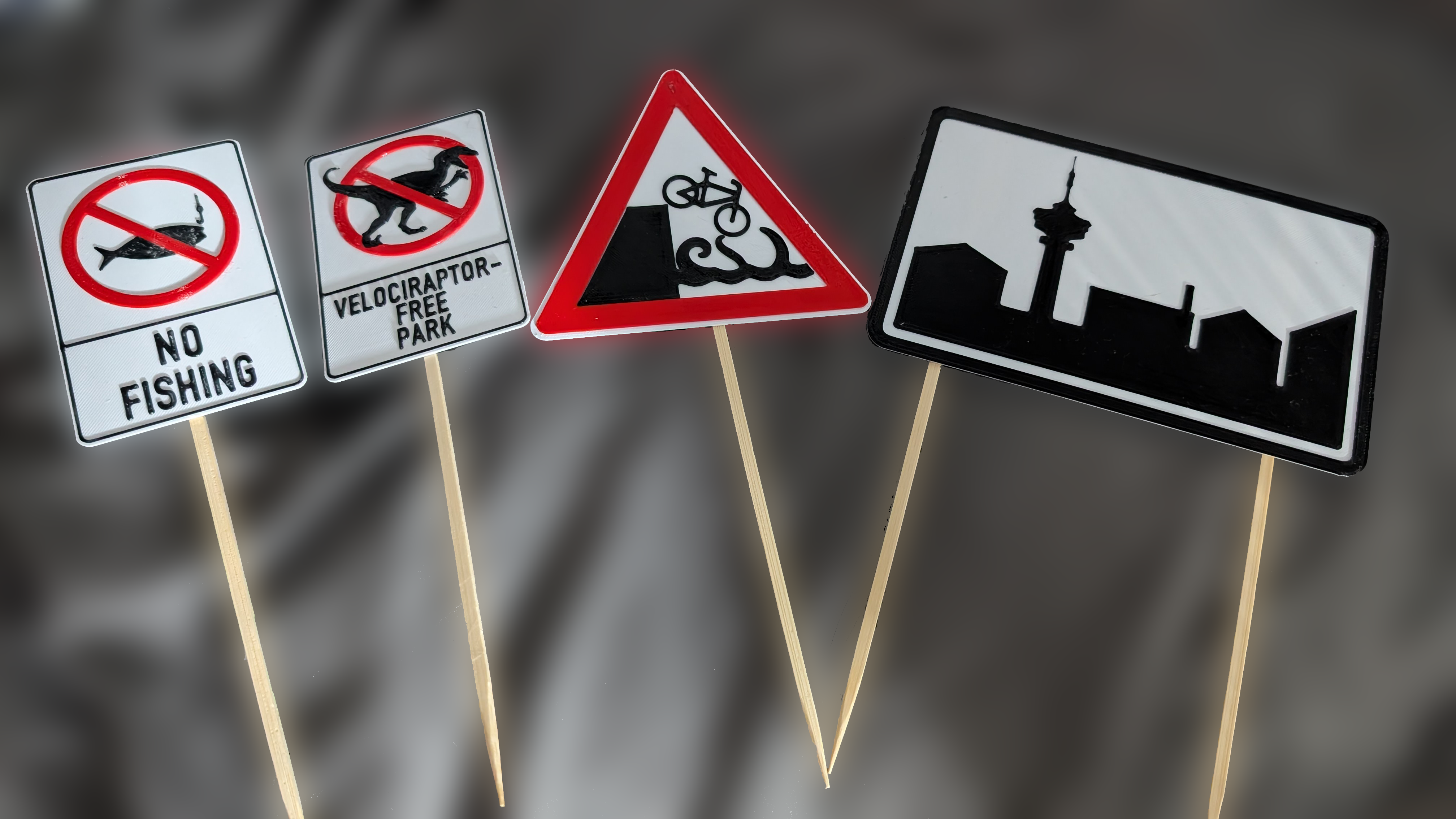 Guerilla Absurdist Trail Signage